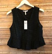 BCBGeneration Eyelet Crop Top Size XS NWT