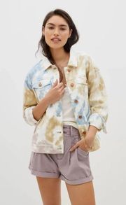 Pilcro Tie-Dye Denim Jacket