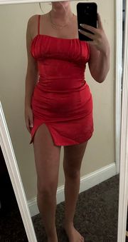 Hello Molly Red Cocktail Dress