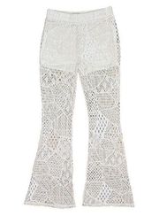 Forever 21 Crochet Lace Flare Pants