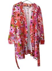 NWT Rachel Parcell Floral Robe Size Large
