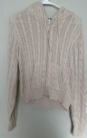 Brandy Melville Cable Knit Jacket