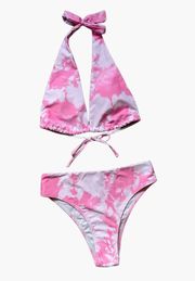 SheIn Tie Dye Bikini Set