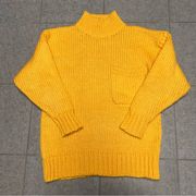Vintage 80s Forenza Loose Knit Slouchy Yellow Acrylic/wool Sweater M Oversized