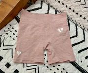 Womens best Light Pink Spandex Shorts Size Medium