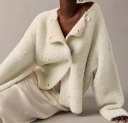 J.Crew Collection Oversized Double-Faced Wool-Blend Medium Ivory NWT