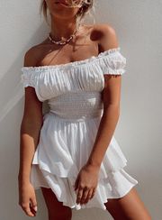 The Love Galore Playsuit White