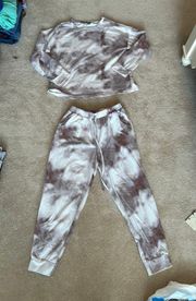 Tie Dye Joggers And Top