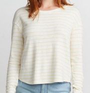 NEW MARINE LAYER MARILE DROP CREW STRIPE