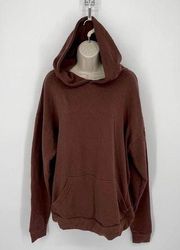 Naked Wardrobe Brown Soft Pullover Hoodie NEW Womens Sz 1X Style NW-T4322-N