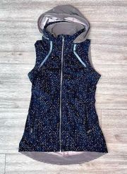 Lululemon athletica Women's Go The Distance Mink Berry Speckled Vest size 2