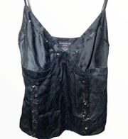 Guess vintage guess jeans Silky cami y2K sequins S