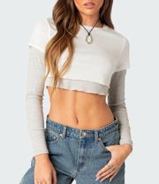 Layered Long Sleeve T Shirt