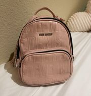 Steve Madden Soft Pink Mini Backpack Purse