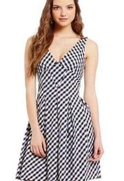 Betsy Johnson Gingham Dress Size 4 Mini Sleeveless Cotton Dress