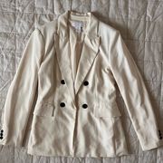 Revolve X House of Harlow Ivory Open Front Blazer - XS