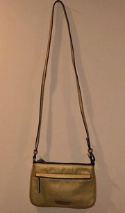 EUC Armani Exchange Gold Crossbody Bag