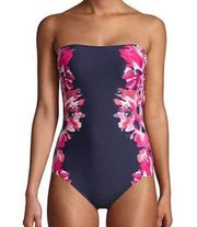 Calvin Klein Women's Floral Print One Piece Swimsuit Sz 14