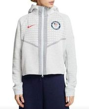 NWT Team USA Nike Women's Media Day Tech Pack Fleece Engineered Full-Zip Hoodie