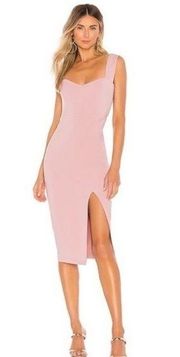 NEW NWT  Divine Midi Dress In Dusty Pink