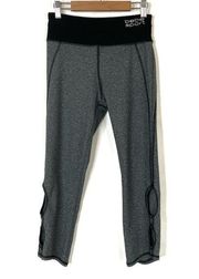 Bebe Sport | Gray Cropped Athletic Leggings