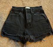 Abercrombie & Fitch Curve Love Jean Shorts