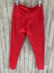 Beyond Yoga Spacedye Caught In The Midi High Waisted Legging Red