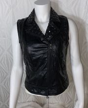 by Cavalini Faux Leather Vest