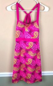 NWT Soybu Women’s Athletic Athleisure Outdoor Paisley Print Tank Mini Dress