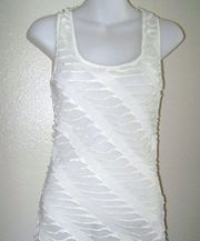 Cherish Tank Eggshell Dress Size Small