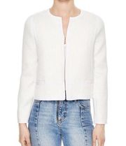 Sandro Kimy Off White Textured Blazer