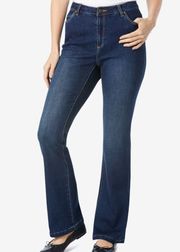 Woman within jeans Bootcut Stretch 12 WT plus size 12 wide tall