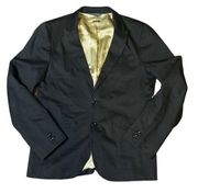 Armani Exchange black wool tuxedo jacket size M