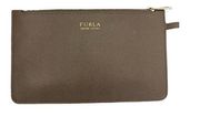 Furla Italian Genuine Leather Light Brown Detachable Purse