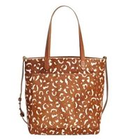 Madewell Calf Hair Medium Transport Tote in Pecan Multi NWT