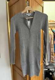 Grey Sweater Dress Mini