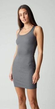 NEW TALENTLESS STEEL GREY MODAL DRESS SZ LARGE