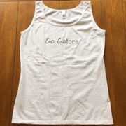 ❤️ 3/$20 Sale! ❤️ GO GATORS FSU Florida White Tank Top XL