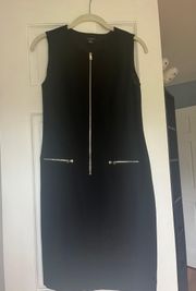 Black Zipper Dress