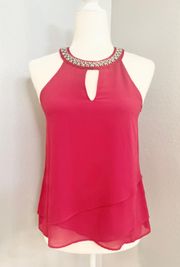 | Red Halter Neck Top (xs) 127T1