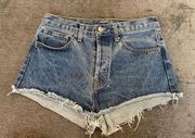 J. GALT Cut-off Denim Shorts - Size Medium - EUC!