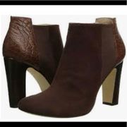 Trina Turk women’s Wilshire Chocolate Booties - 6