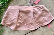 Chi Chi London Cropped Strapless Bandeau Ruffle Zip Top Pink Size US 10 UK 14