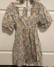 Floral Puff Sleeve Dress