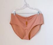 Skims High Waist Full Coverage Swim Bottoms in Sienna