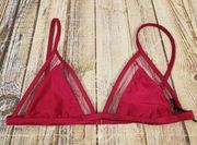 Tularosa Bikini Top Red/Purple Size Small NWT