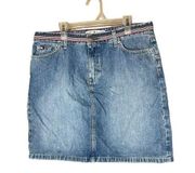 Vintage Y2K Tommy Hilfiger Jean Skirt Size 10