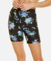 NWT WeWoreWhat Golden Hour Floral High Waisted Bike Shorts size medium