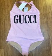 Gucci  Logo One Piece Swimsuit size M