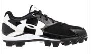 Black/White Glyde RM CC Softball Cleat-8.5